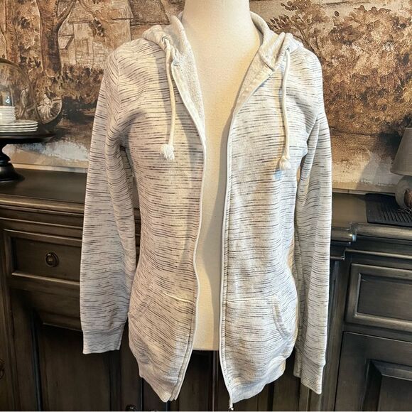 Vintage Gray Zip-Up Hoodie size Large - Picture 1 of 6